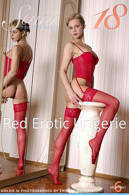 [Stunning18×Goldie M] 2022-08-02 Red Erotic Lingerie